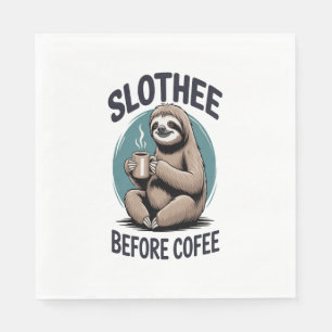 Schlucht vor Kaffeeveröffentlichung Serviette