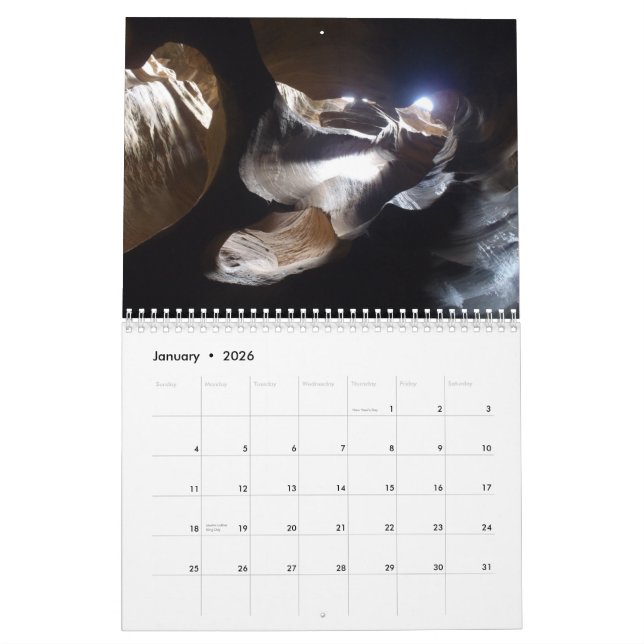 Schluchten des Südwestens Kalender (Jan 2026)