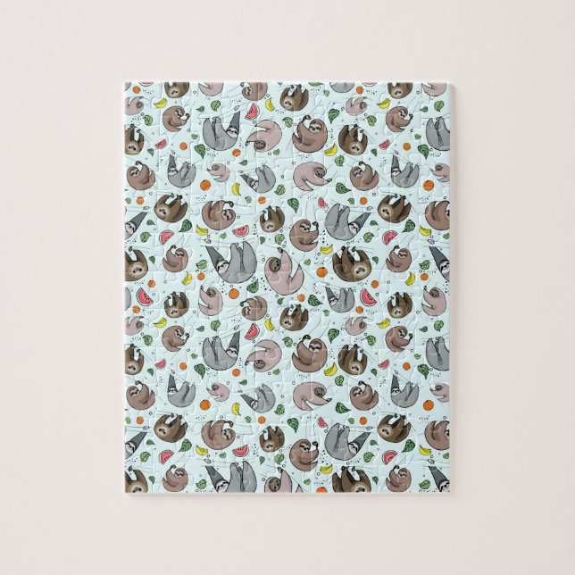 Schluchten in Blau Puzzle (Vertikal)