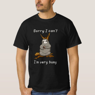 Schluchten Lazy Sloths Funny Gift Idee T-Shirt