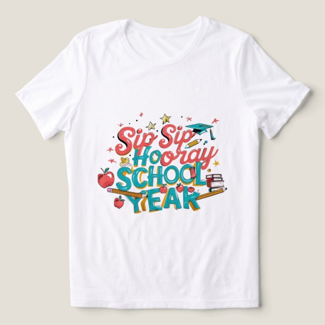schluchzack in der Stunde zurück zur Schule Tri-Blend Shirt (Design Vorderseite)