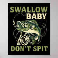 Schluck Baby, spuck nicht lustige Fisch Angel-Shir