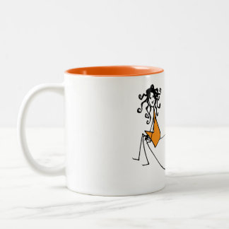 Schluck Funken: Orange - Loreen Liebt Tasse