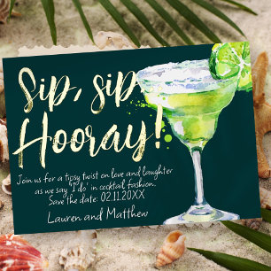Schlückchen, Schlückchen Hurra! Lustige Cocktail S Folieneinladung