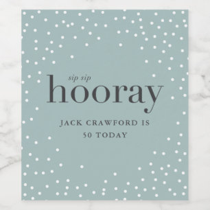 Schlückchen-Schlückchenhooray Weinetikett