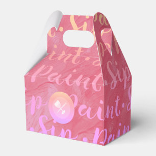 Schlückchen u. Farbe Geschenkschachtel