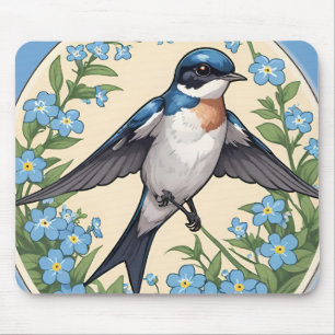 Schlucken Bird schlucken Vögel vergessen mich nich Mousepad