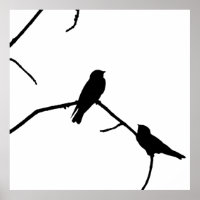 Schlucken oder Schwimmen Silhouette Love Bird Watc