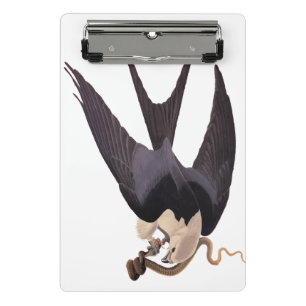 Schlucken Sie den Schwanz Hawk mit Snake Vintag Au Mini Klemmbrett