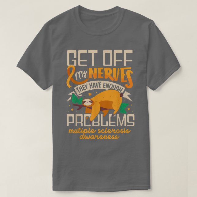Schlucken Sie mir die Nerven ab, die genug Problem T-Shirt (Design vorne)