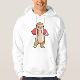 Schlucken wie Boxer mit Boxhandschuhen Hoodie