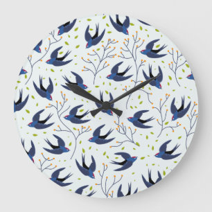Schluckmuster Große Wanduhr