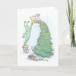 Schluggo und der Schweinegel Feiertagskarte