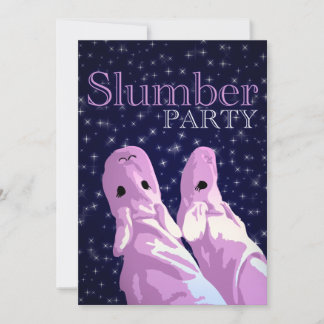 Schlummer Party Nacht Einladung