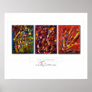 schlüpfen   Crackle   Pop Poster