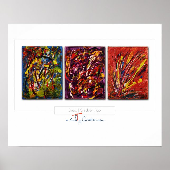 schlüpfen | Crackle | Pop Poster (Vorne)