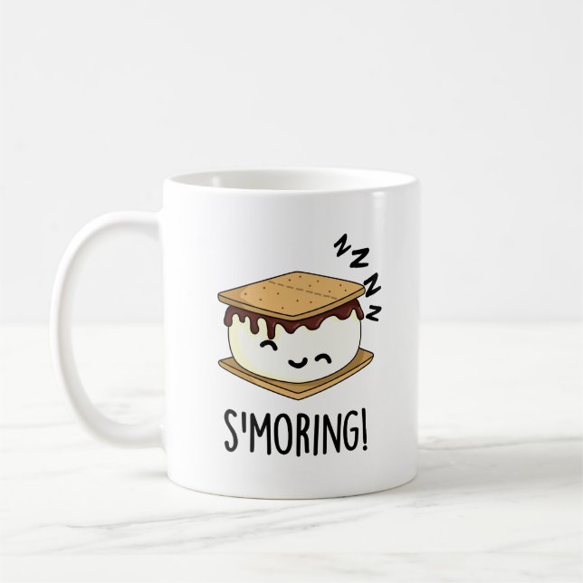 Schlüpfen Funny Smore Puns Kaffeetasse (Links)