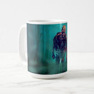 SchlupfrigerJoe schreckliche Zombie-Figur isoliert Kaffeetasse