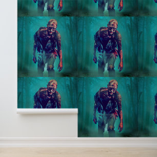 SchlupfrigerJoe schreckliche Zombie-Figur isoliert Tapete