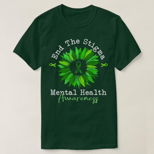 Schluss mit dem Stigma psychische Gesundheit T-Shirt (Design vorne)