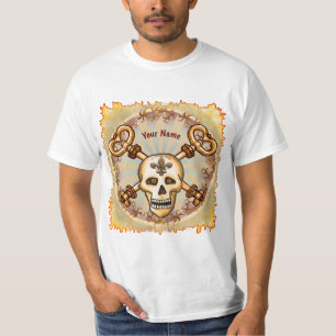 Schlüssel des Skeletts T-Shirt
