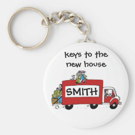 Schlüssel für neues Haus, Garage, Lagerung Schlüsselanhänger