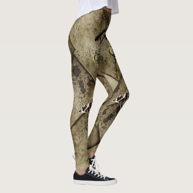 Schlüssel und Schlüsselrahmen Leggings (Rechts)