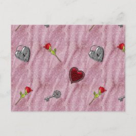 Schlüssel zu meinem Herz Valentine Feiertagspostkarte