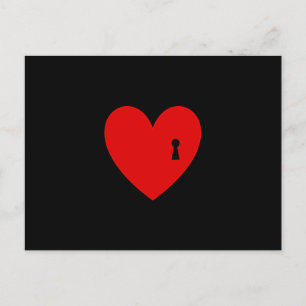 Schlüssel zu meinem Herzen Postkarte