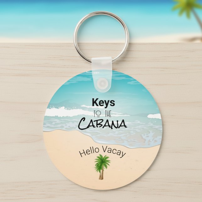 Schlüssel zum Cabana-Schlüsselanhänger Schlüsselanhänger (Keys to the Cabana Keychain)