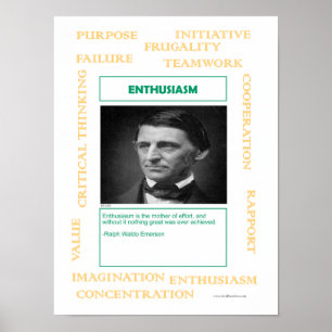 Schlüssel zum Erfolg: Begeisterung Poster