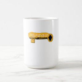 Schlüssel zum Erfolg Kaffeetasse