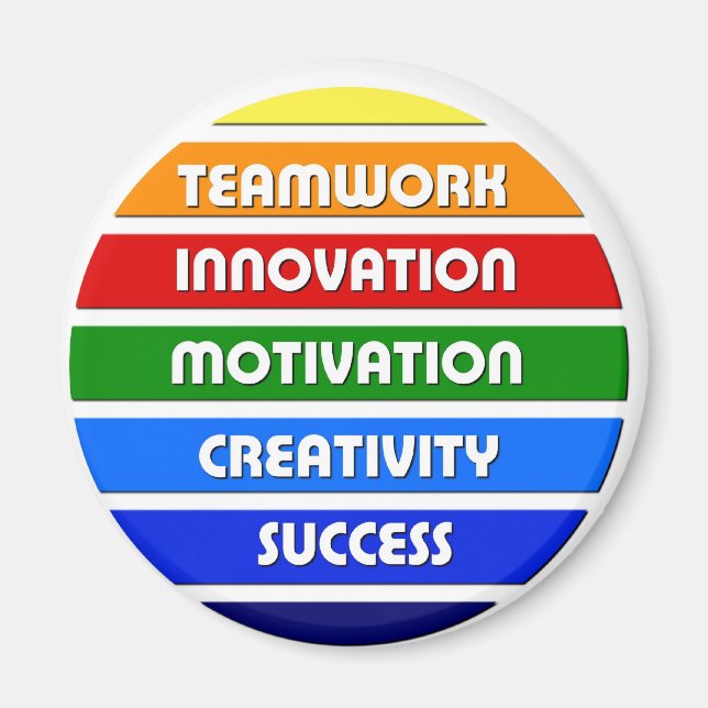 Schlüssel zum Erfolg Magnet (Vorne)