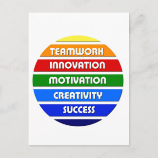 Schlüssel zum Erfolg Postkarte