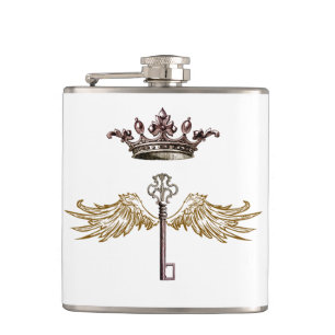 Schlüssel zum Königreich Flasche Flachmann