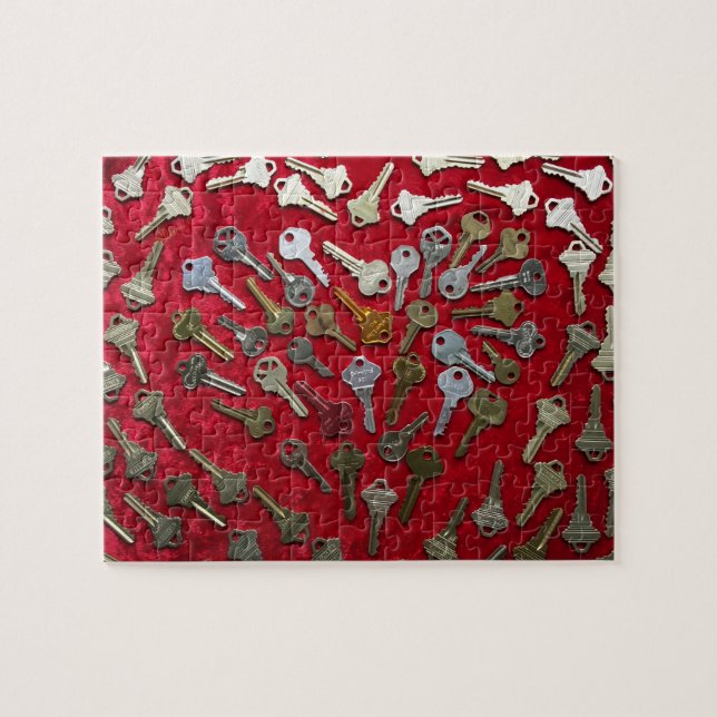 Schlüssel zum Rätsel, Schlüssel zum Herzen Puzzle (Horizontal)