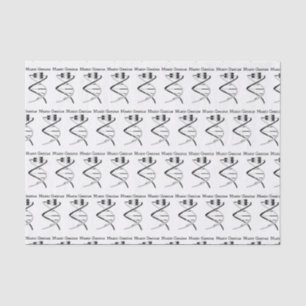 Schlüssel zur DNA des Musikgene Seidenpapier