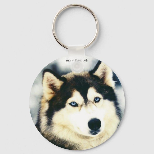 Schlüsselanhänger 9 - Alaska Husky (Vorderseite)