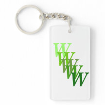 Schlüsselanhänger (Acryl) - Treppenbriefe und Name