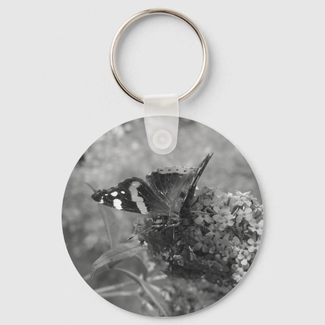 Schlüsselanhänger - Admiral Butterfly (Vorderseite)