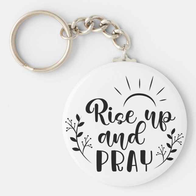 Schlüsselanhänger aufheben und beten (Vorne)