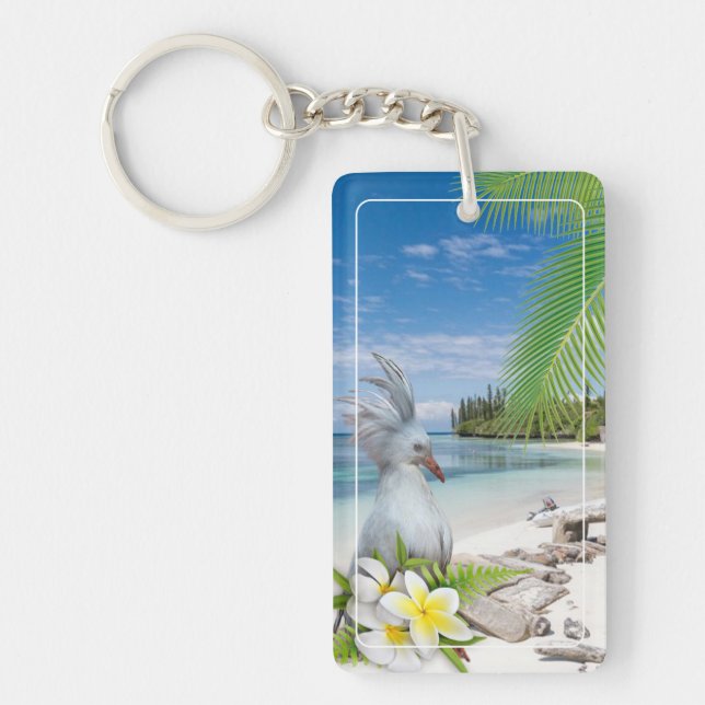 Schlüsselanhänger aus Acryl CAGOU ( Cagou-Style) (Vorderseite)