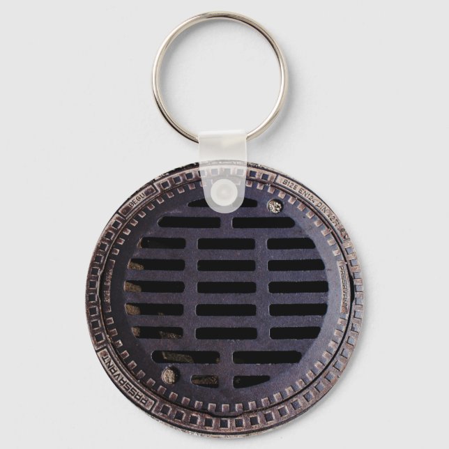 Schlüsselanhänger aus Manhole (Vorderseite)