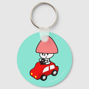 Schlüsselanhänger - Auto - blaurückig