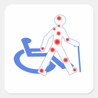 Schlüsselanhänger Badge Rond 7,6 cm Unsichtbare Be Quadratischer Aufkleber