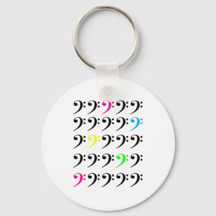 Schlüsselanhänger Bass Clef