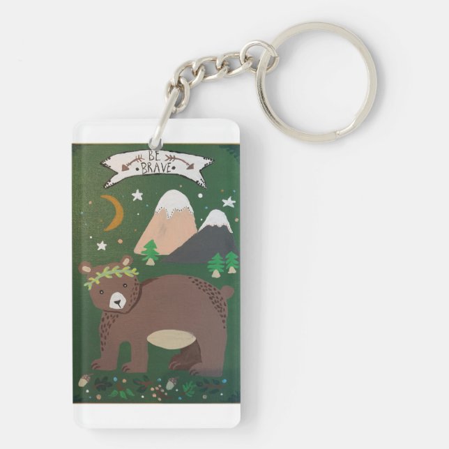 Schlüsselanhänger "Be Brave" (Rückseite)