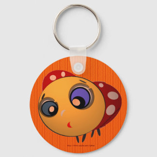 Schlüsselanhänger_Blue-mit Augen Ladybug_Key_Chain Schlüsselanhänger