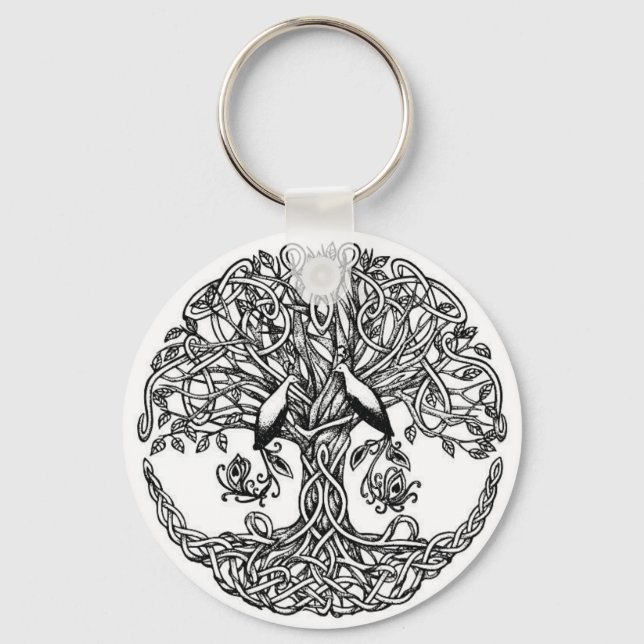Schlüsselanhänger Celtic tree (Vorderseite)