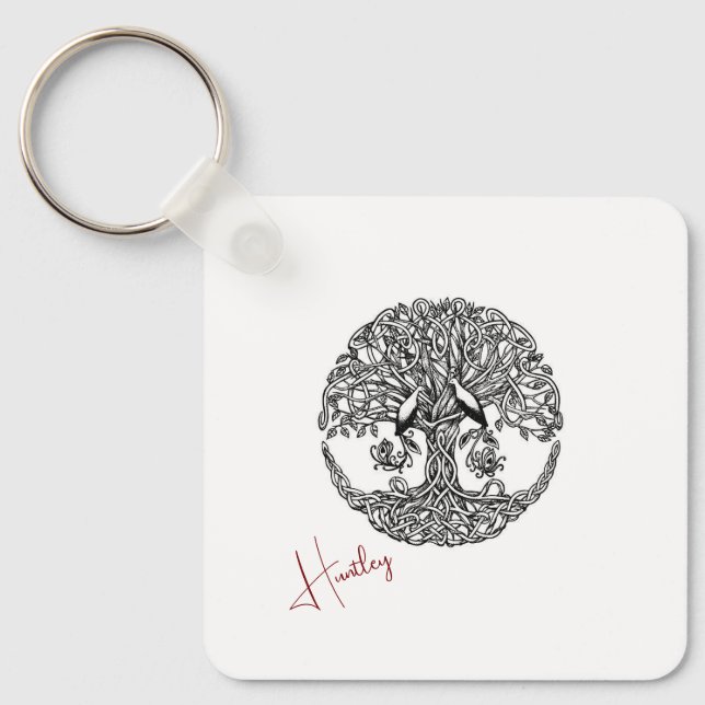 Schlüsselanhänger Celtic tree (Vorderseite)